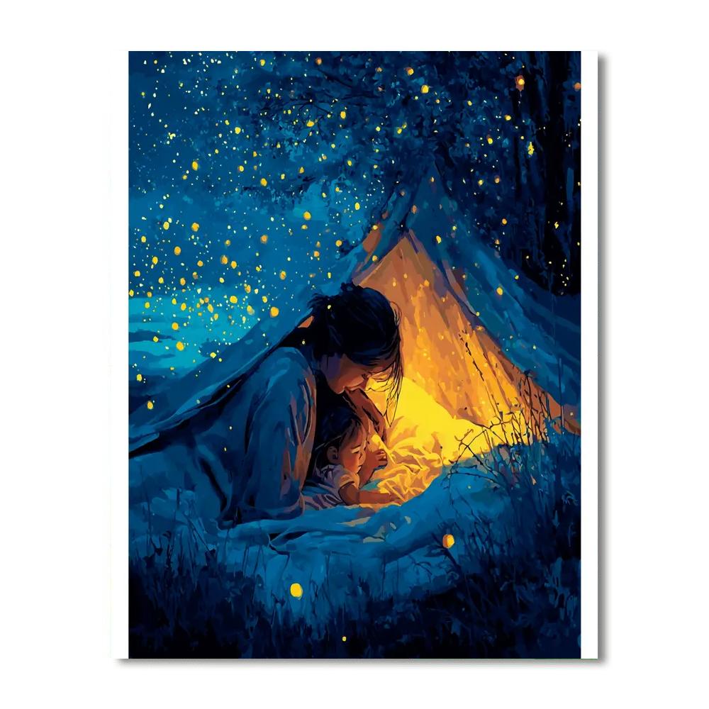 Cuddle Time Under The Stars Paint By Color