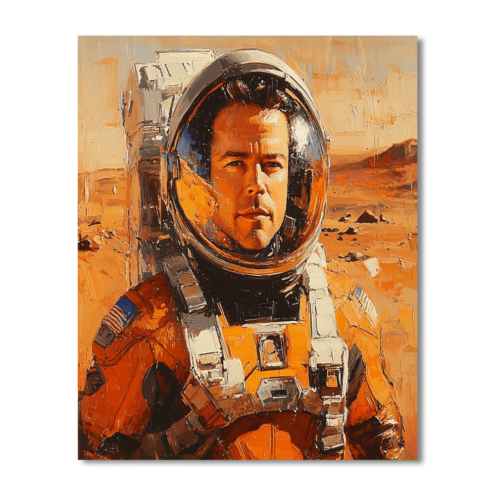 Matt Damon: The Ingenious Resolve Of A Martian Survivor Paint By Numbers