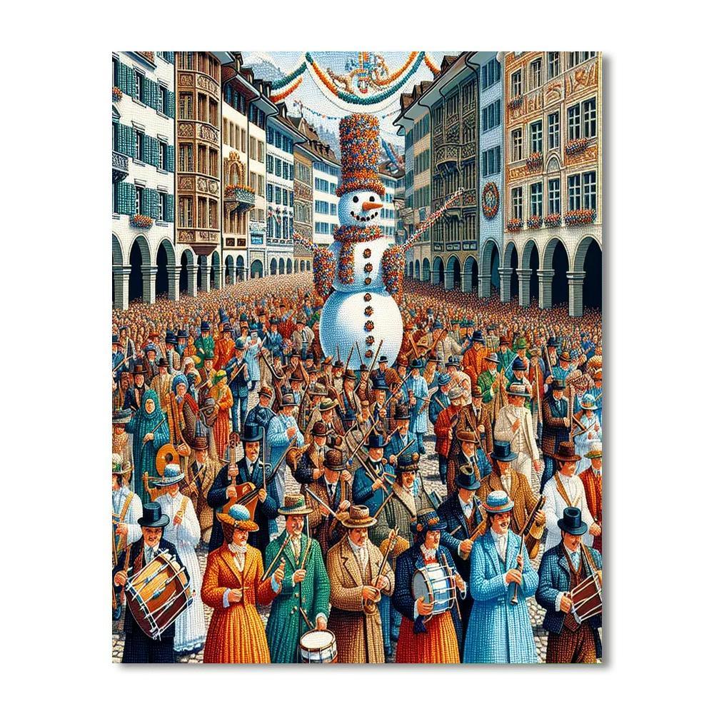 Sechseläuten - Zurich, Switzerland Paint By Color