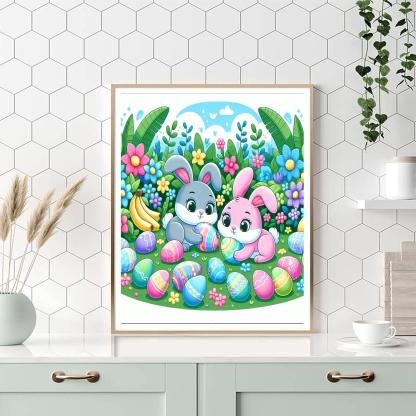 Easter Egg Wonderland Painting By Numbers Kit