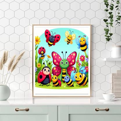 Wacky Insects DIY Paint By Numbers