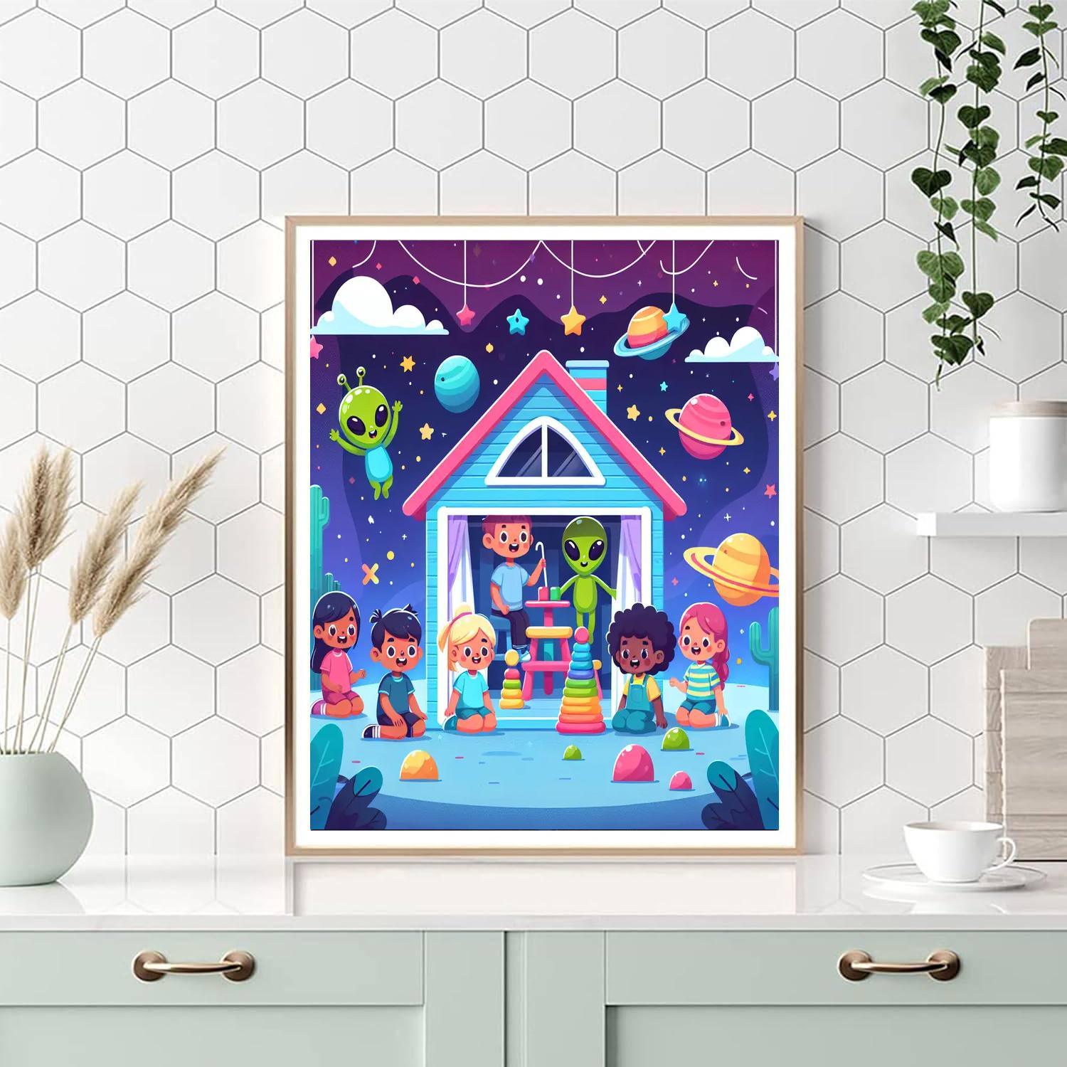 Cosmic Playhouse Adventure Painting By Numbers Kit