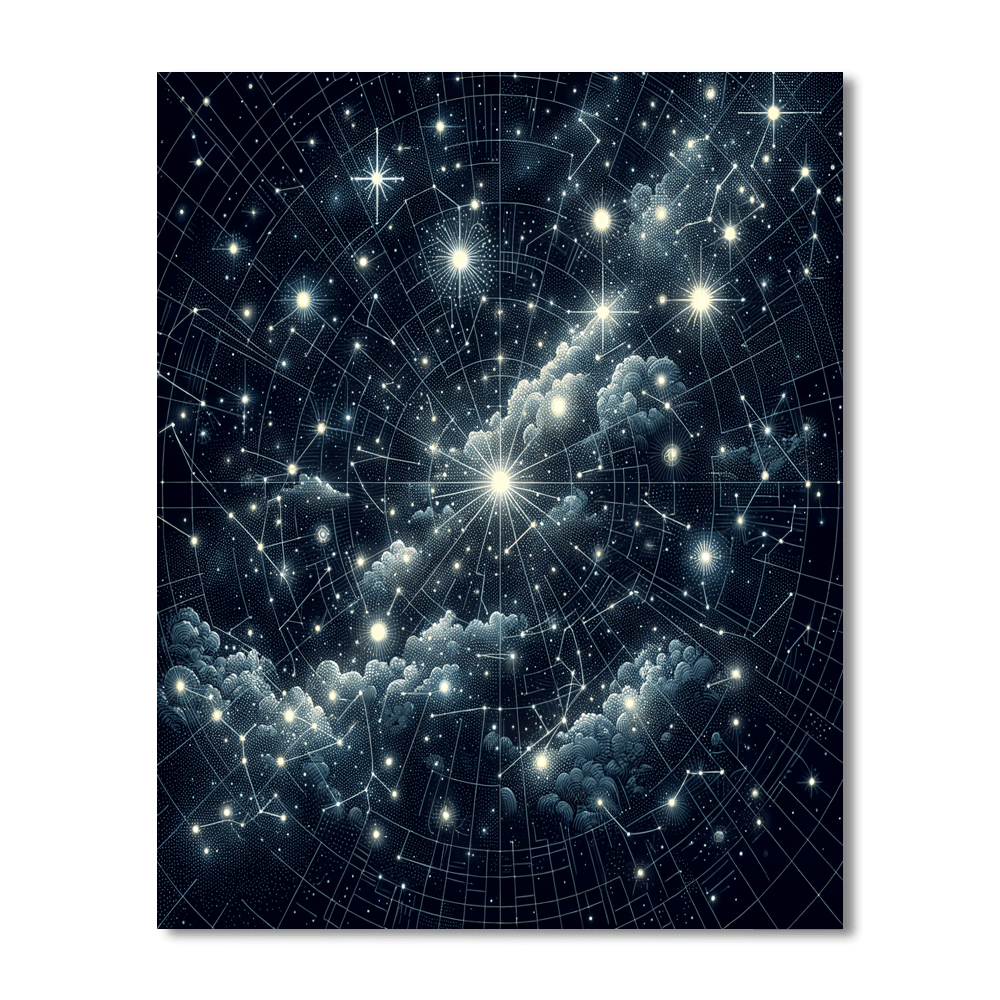 Celestial Constellation Charm Numbered Painting Kits