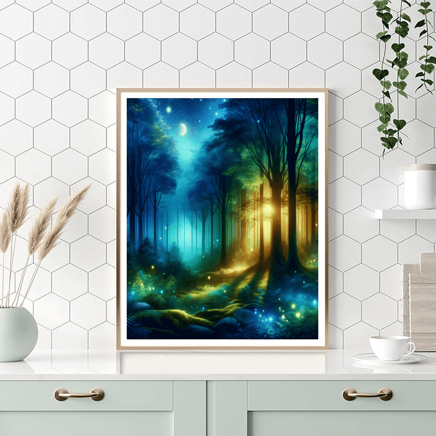Starlit Forest Paint By Number