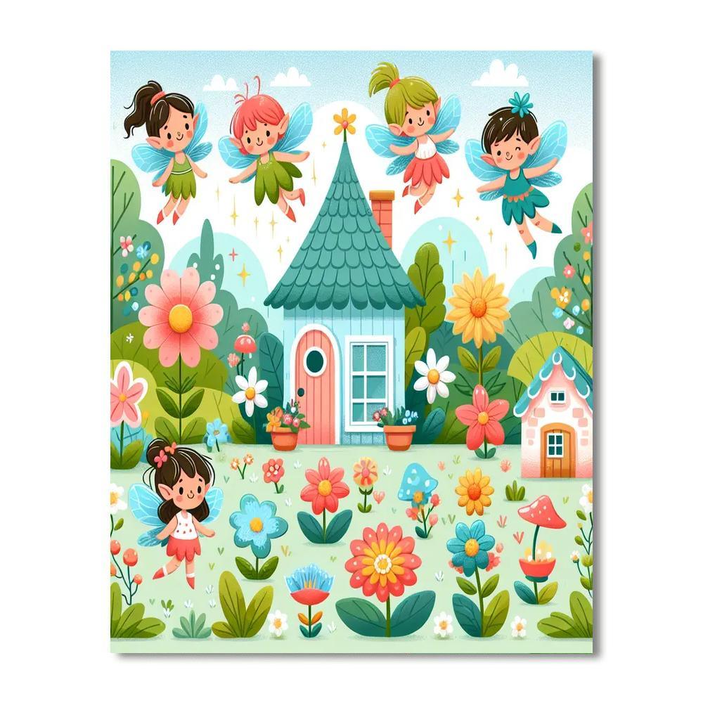 Fairy Garden Wonders Numbered Painting Kits