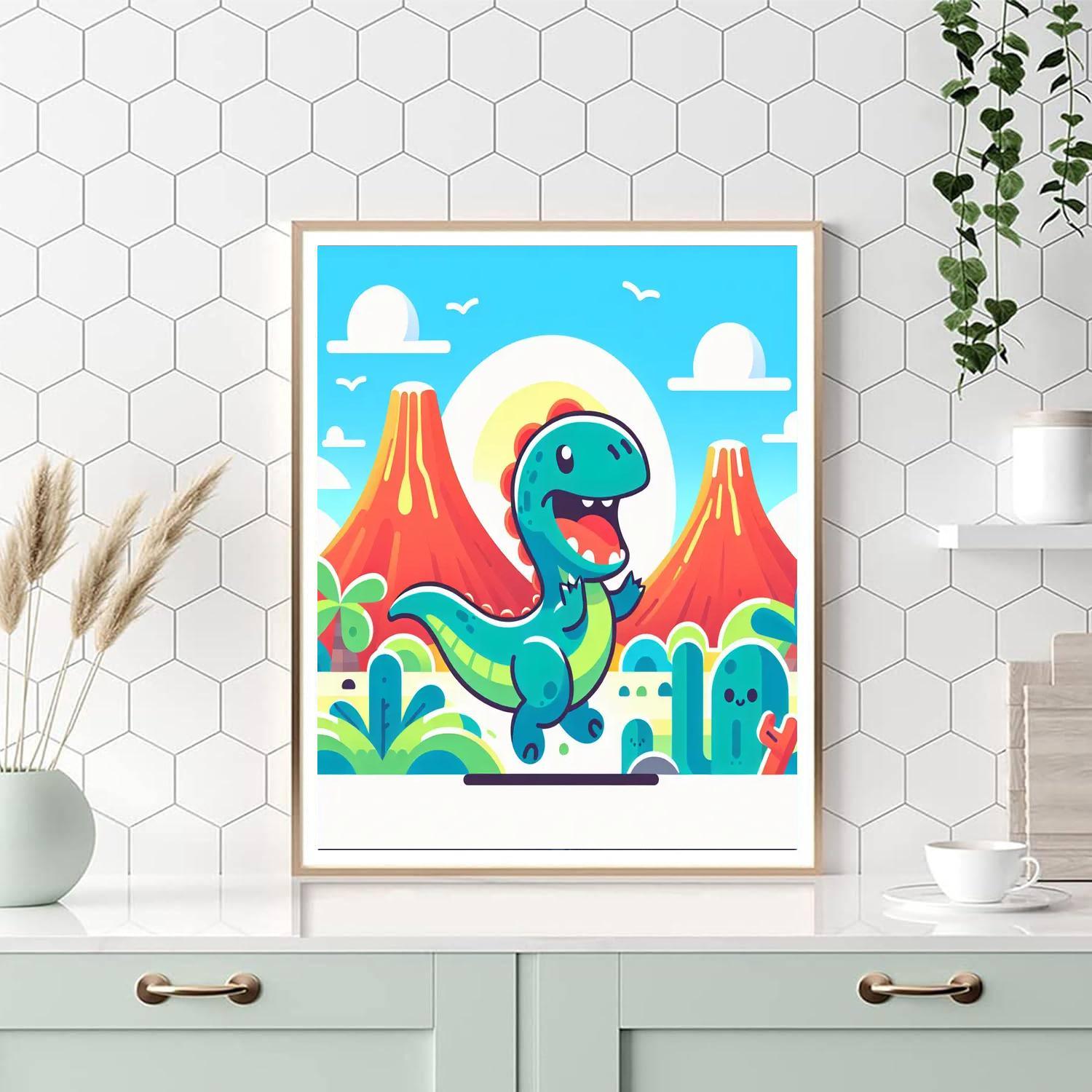 Dinosaur Roar Adventure Paint By Numbers Kits