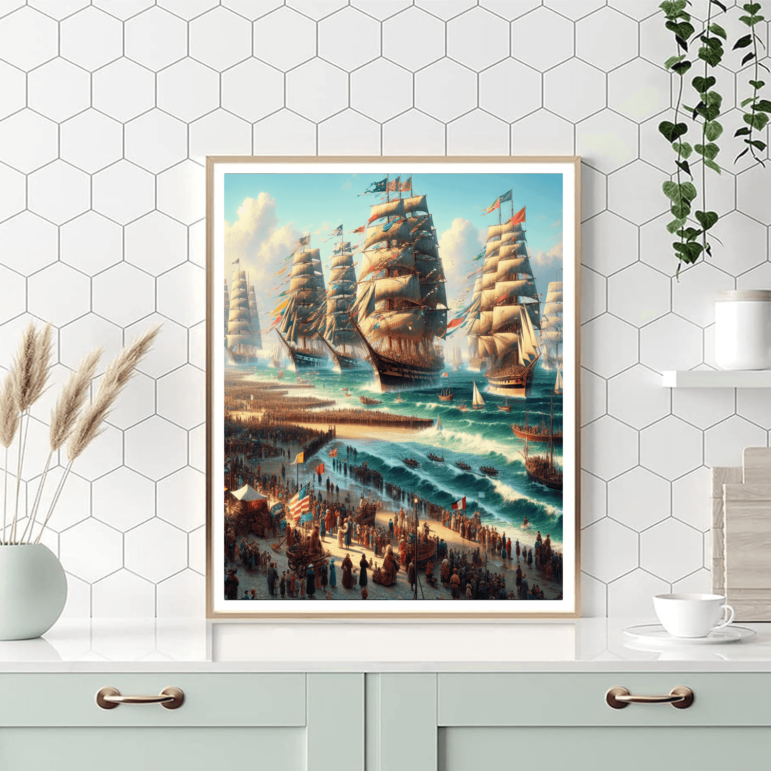 Tall Ships Races DIY Paint By Numbers