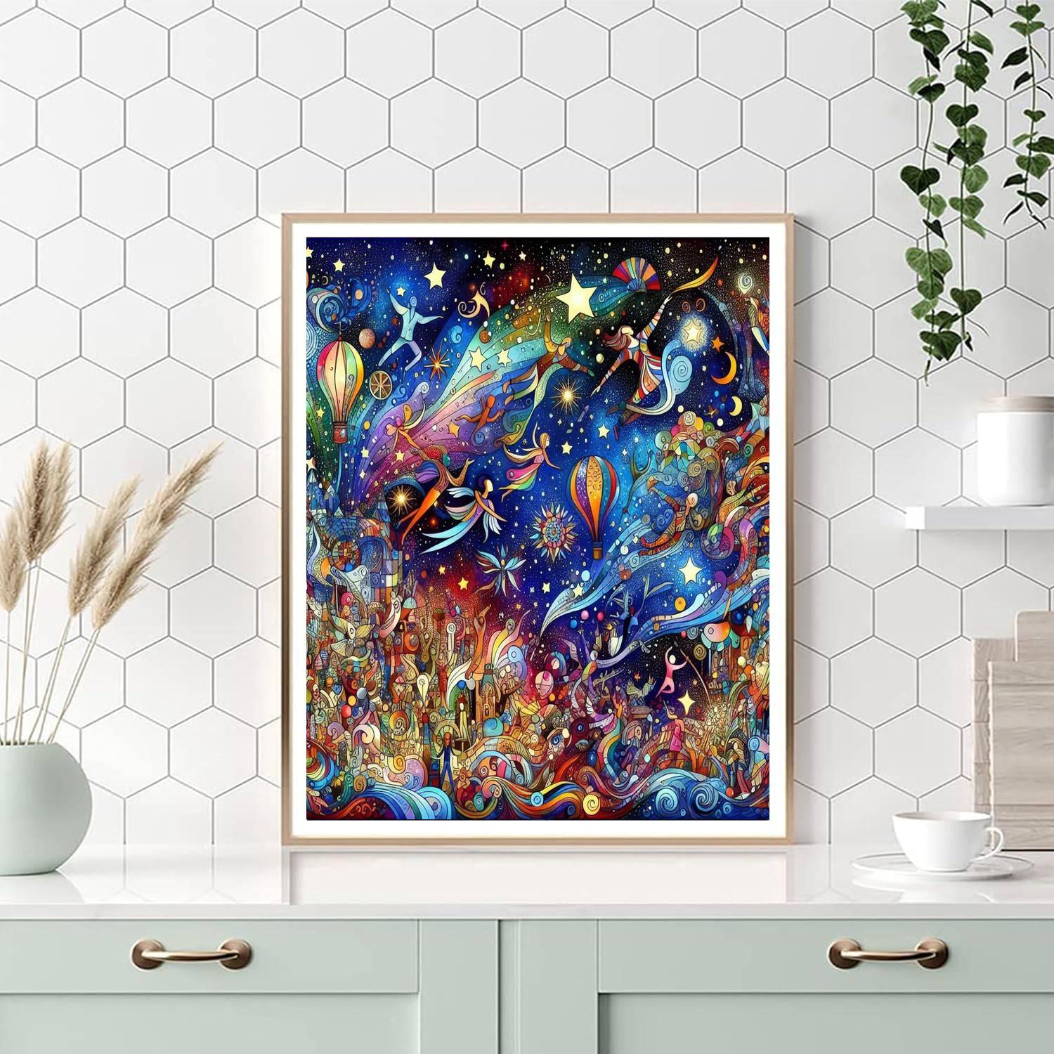 Fantastical Starry Adventures DIY Paint By Numbers