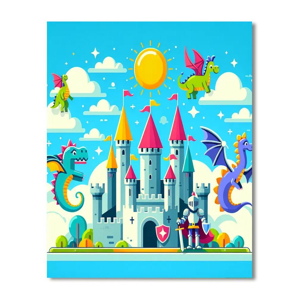 Magical Kingdoms Paint By Numbers Art