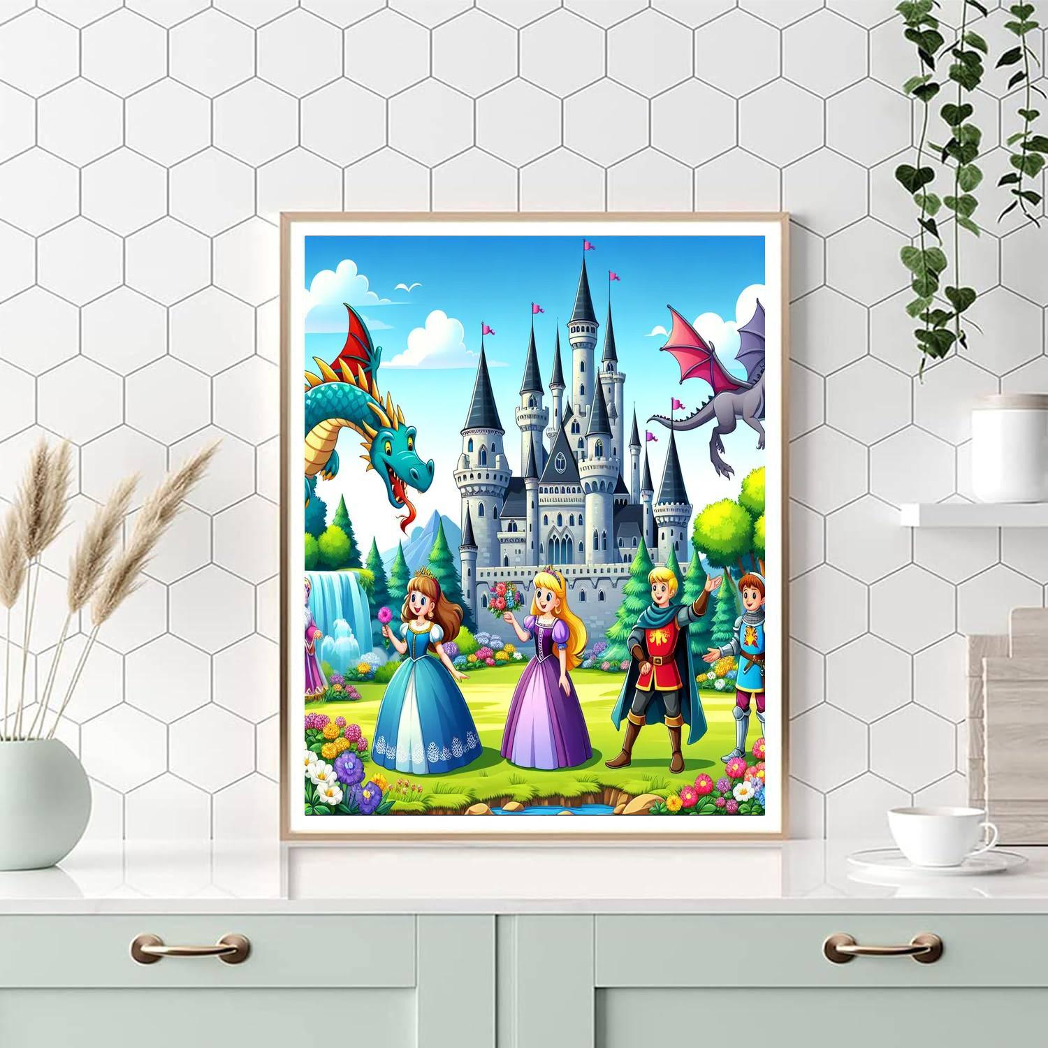 Creative Fairy Tale Adventure Numbered Painting Kits