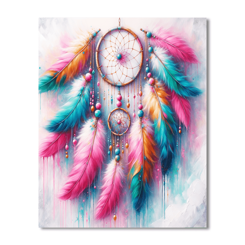 Whimsical Dreamcatchers Paint By Color