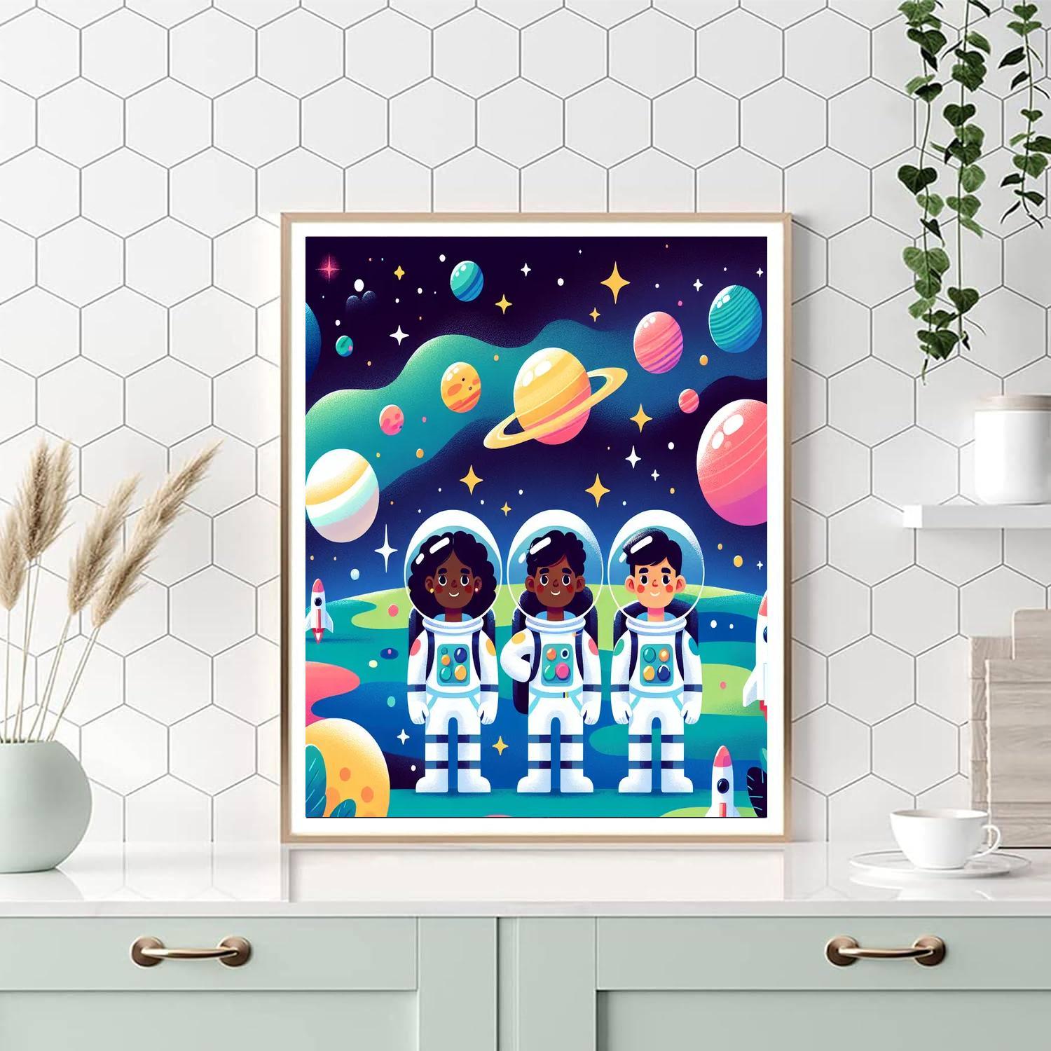 Galaxy Adventure Journey Paint By Number