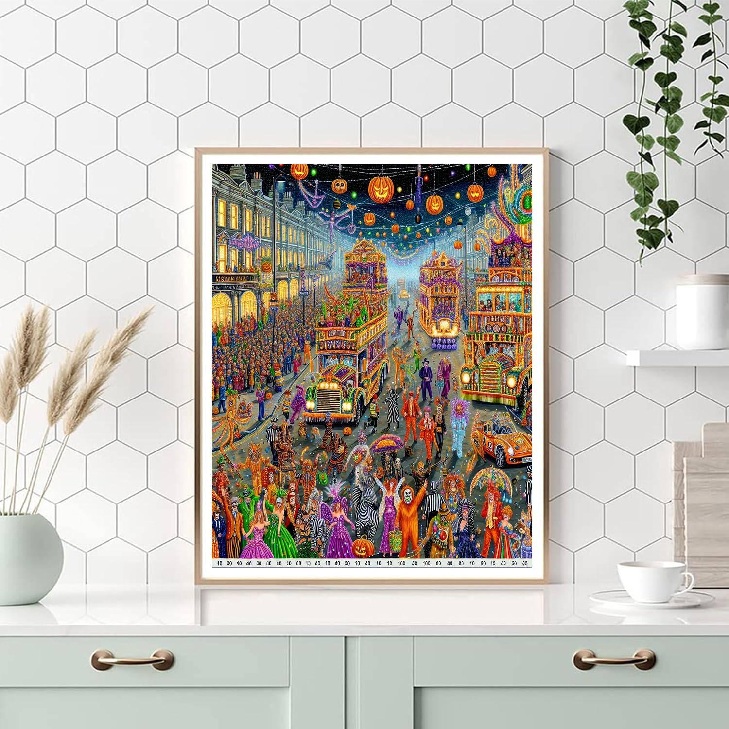 Kawasaki Halloween Parade - Japan Painting By Numbers Kit