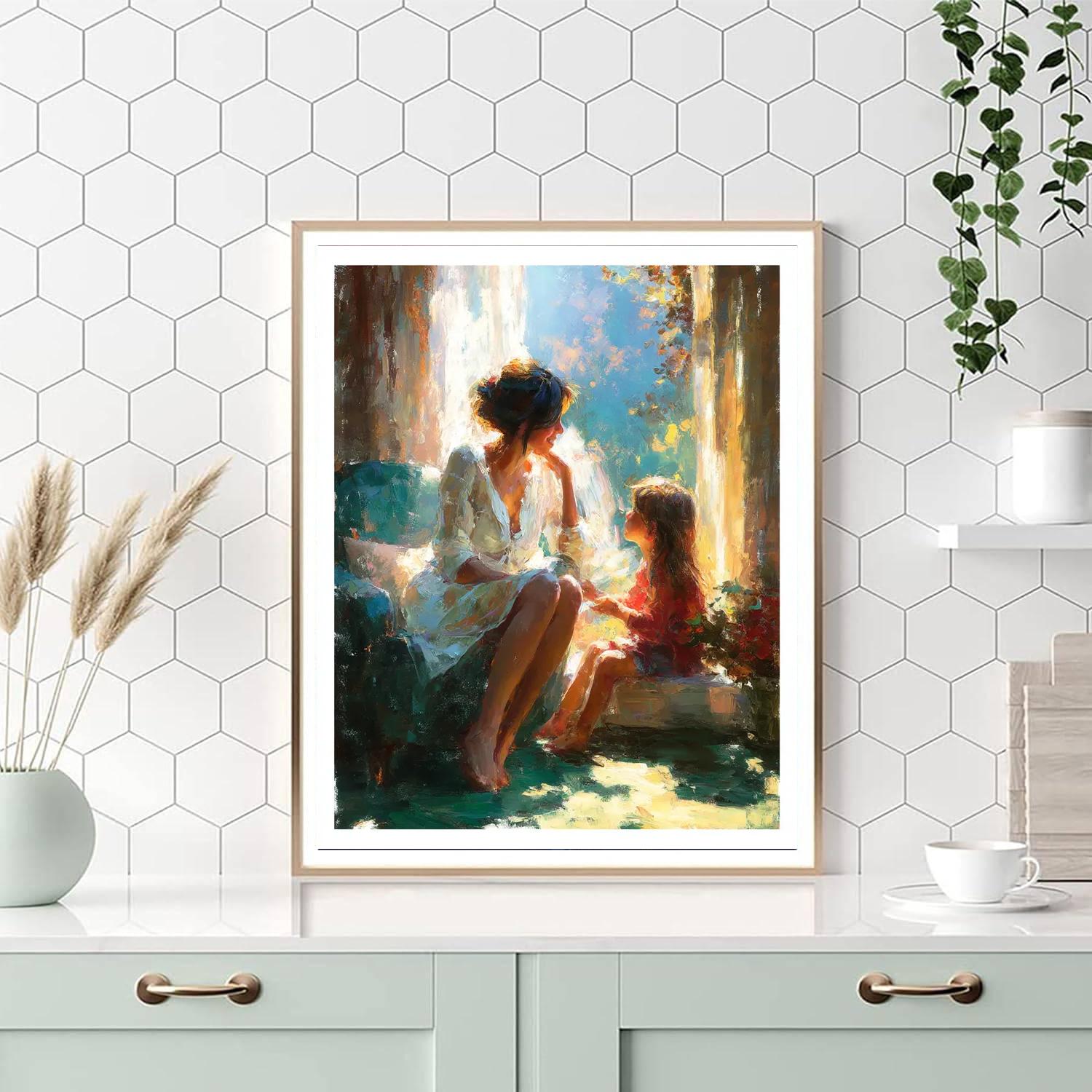 Mother's Morning Whisper Paint By Numbers Kits