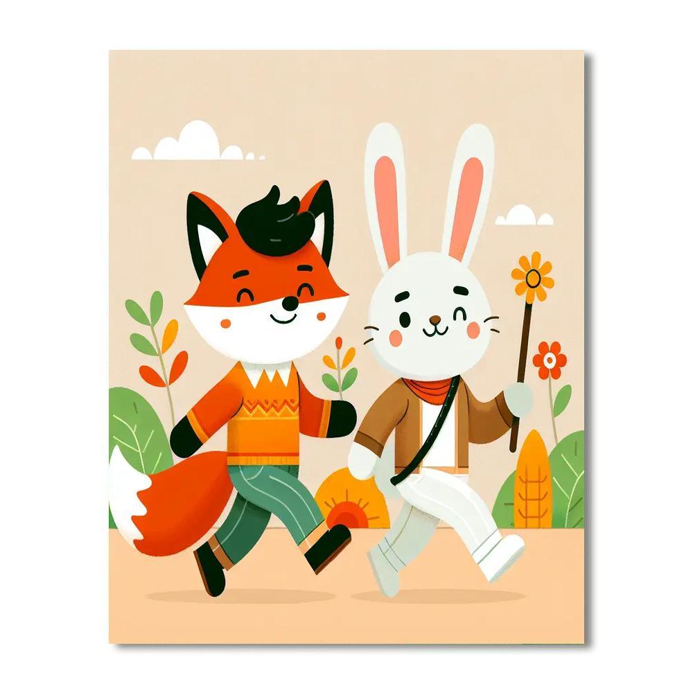 Whimsical Woodland Parade Numbered Painting Kits