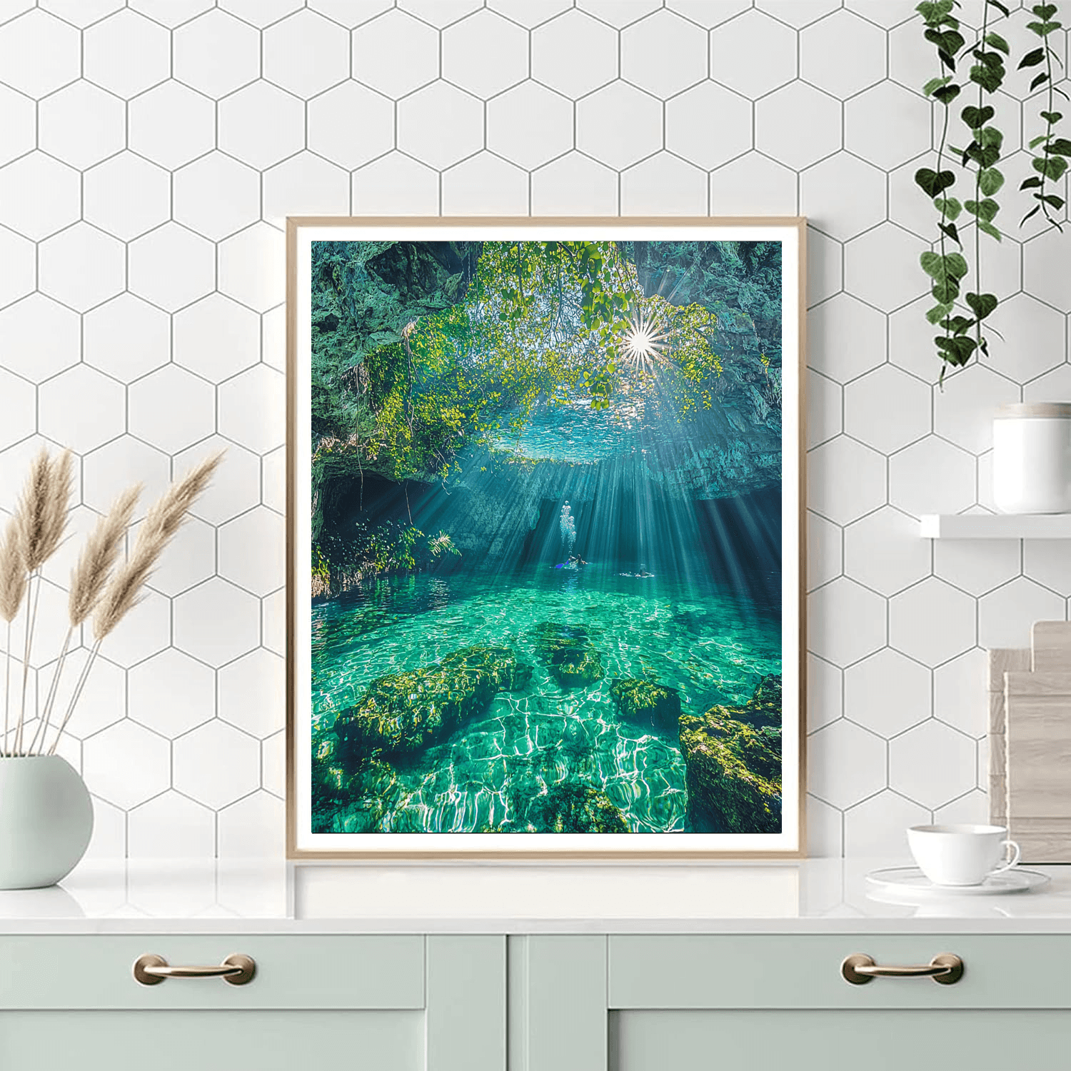 Cenote Dos Ojos - Tulum Paint By Numbers Kits