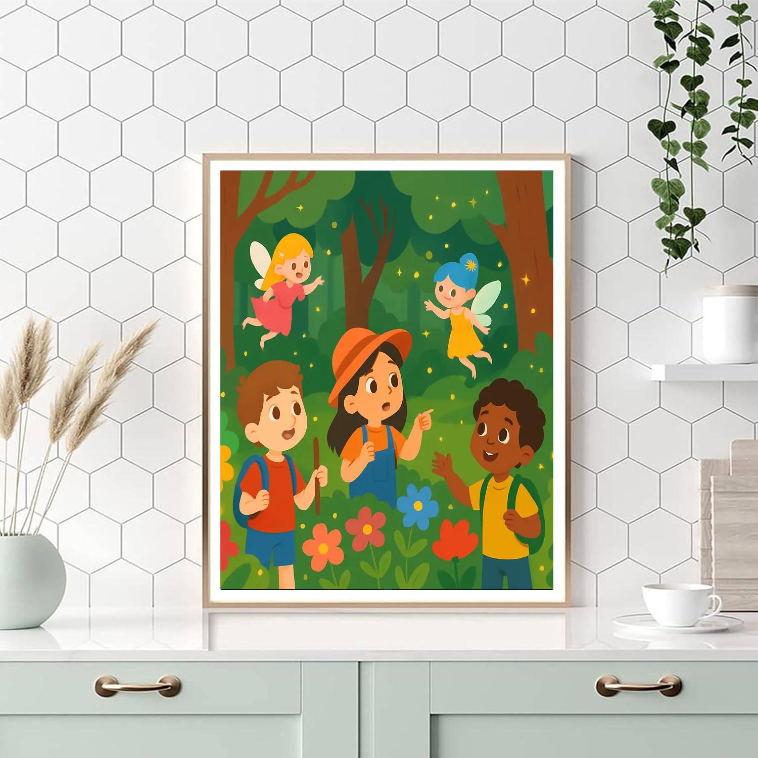 Exploring The Fairy Forest Paint By Numbers