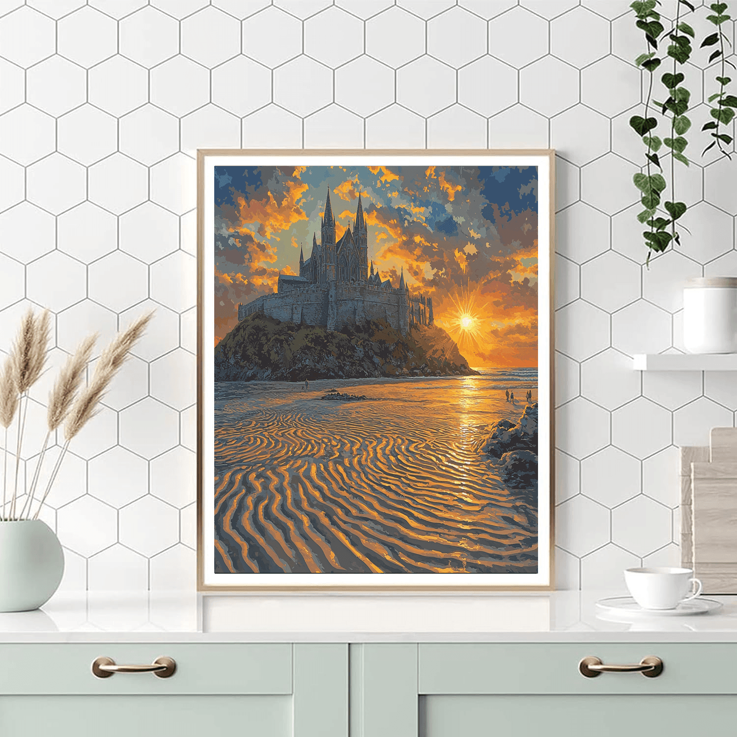 Mont Saint Michel Painting Number Kit