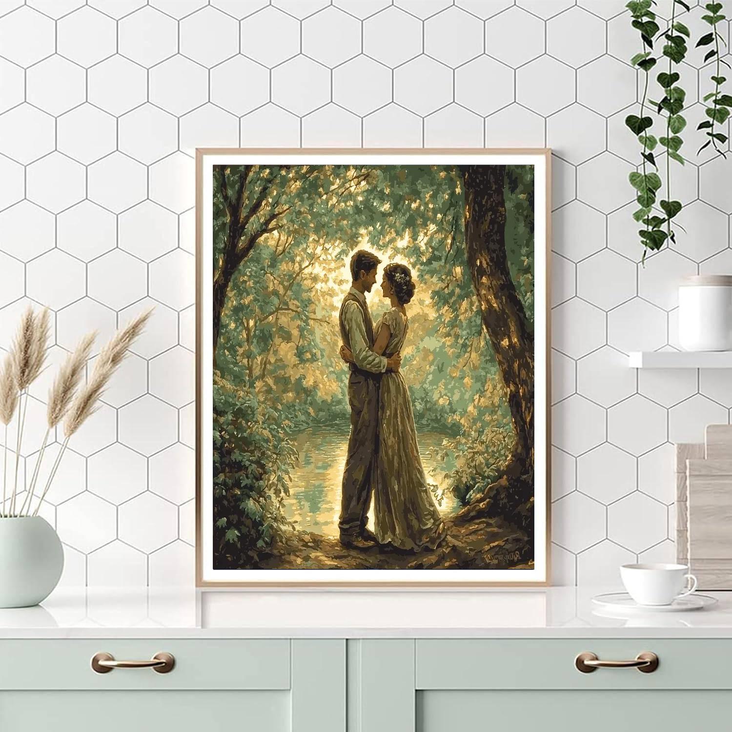 Gentle Love Among The Ferns Paint By Color