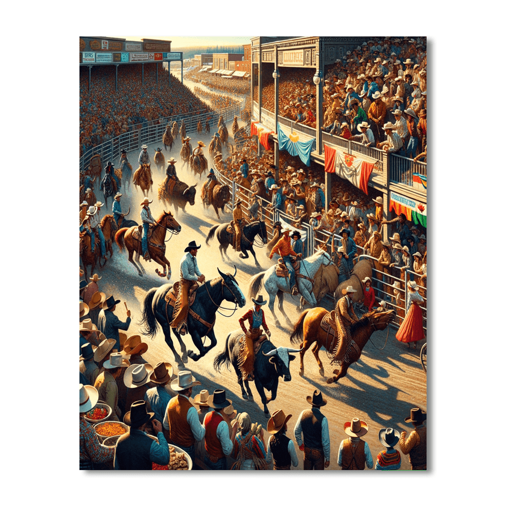 Calgary Stampede - Canada Paint By Numbers Kits