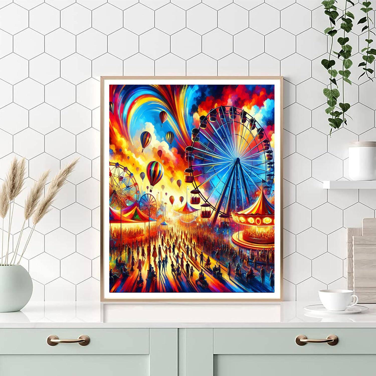 Carnival Festive Extravaganza Paint By Color