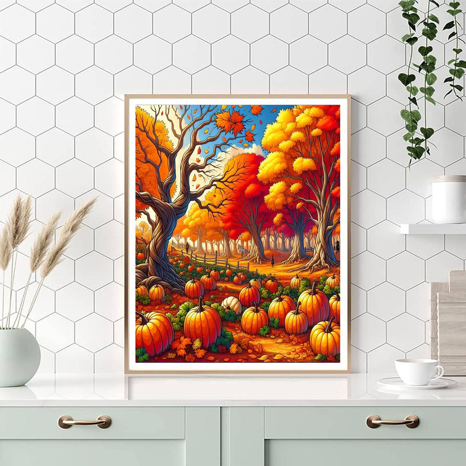 Autumn Wonder Painting Number Kit