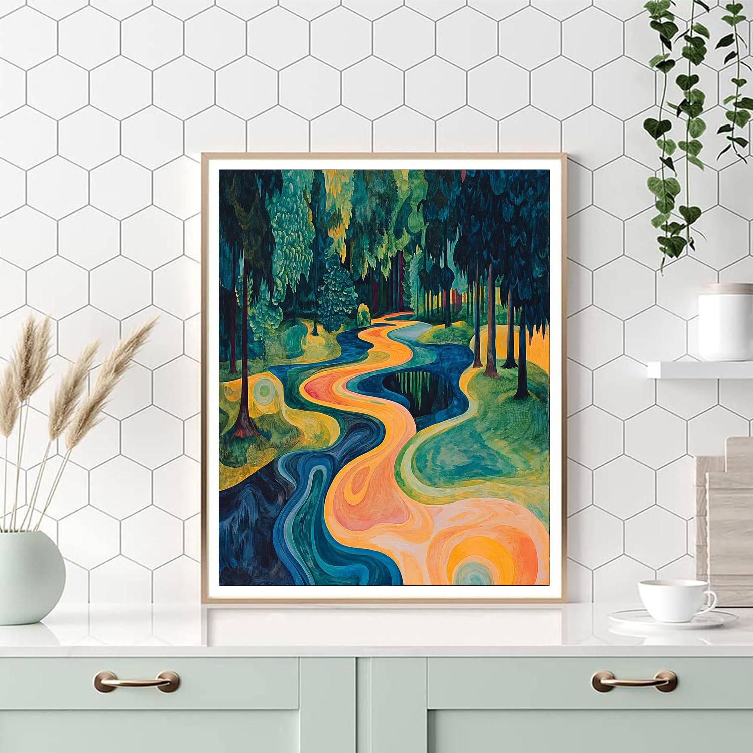 Max Ernst Inspired Surreal Forest Of Dreams  Paint By Number