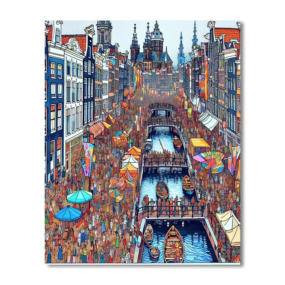 Holland Festival - Netherlands Paint By Numbers
