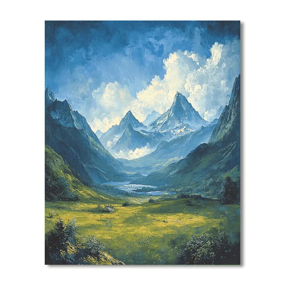 John Constable Inspired Wilderness Harmony  DIY Paint By Numbers