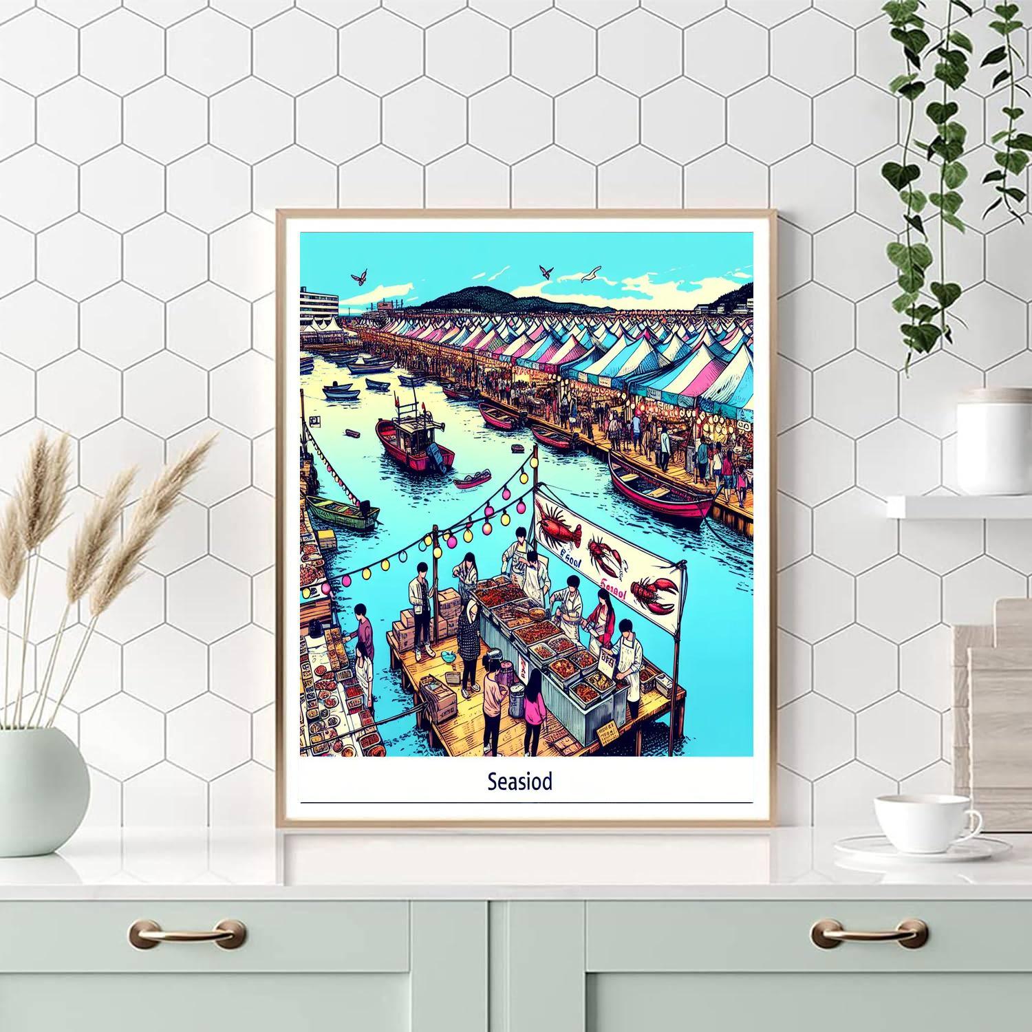 Plymouth Seafood Festival - Uk Paint By Numbers