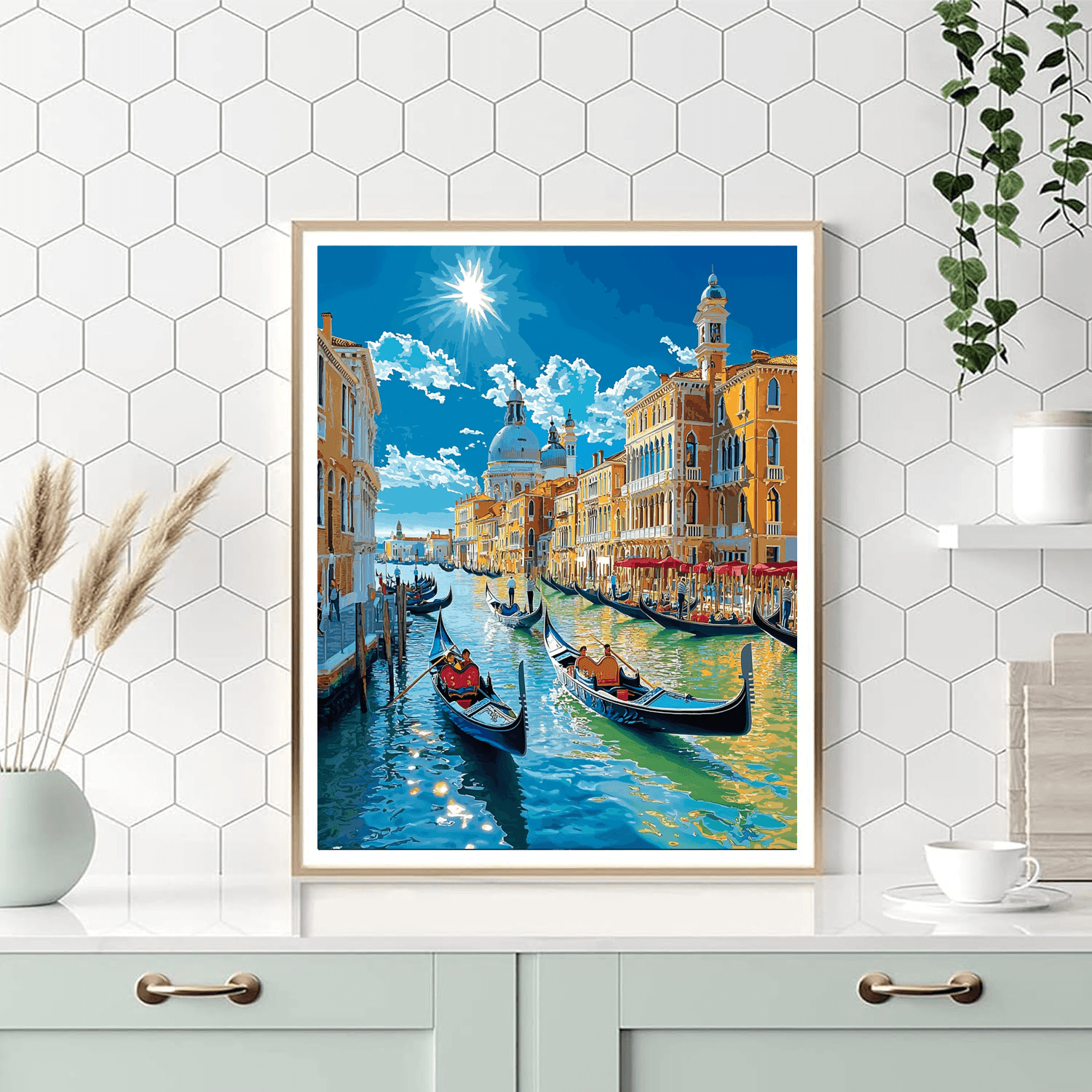 Venice's Grand Canal DIY Paint By Numbers