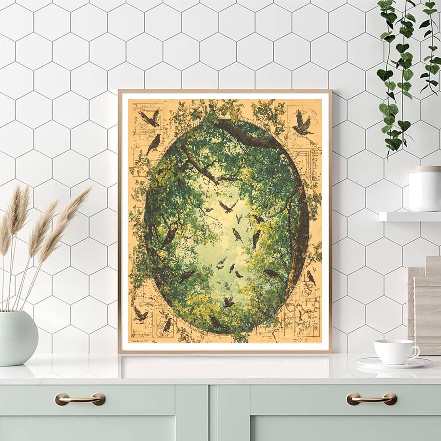 Leonardo Da Vinci Inspired Song Of The Canopy  Paint By Numbers