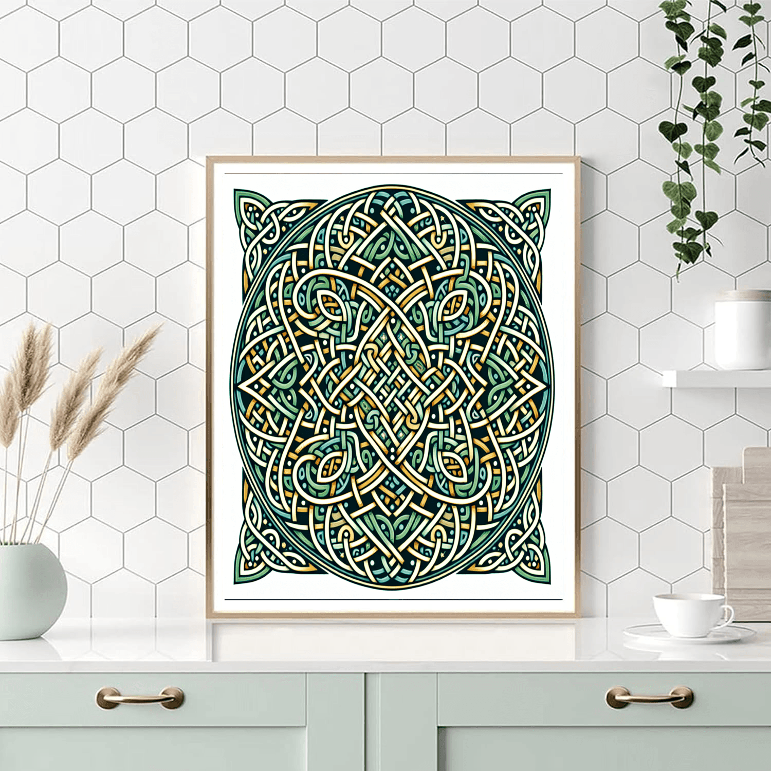 Mystical Celtic Knots Number Painting