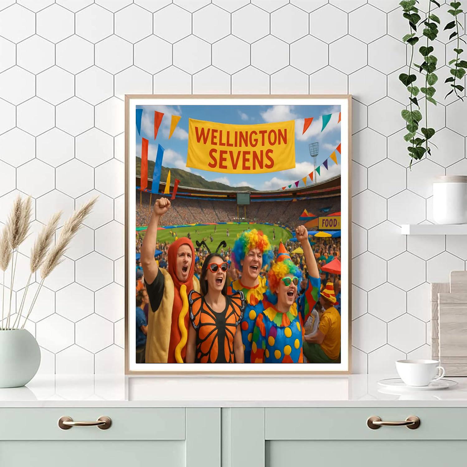 Wellington Sevens - Wellington, New Zealand Painting Number Kit