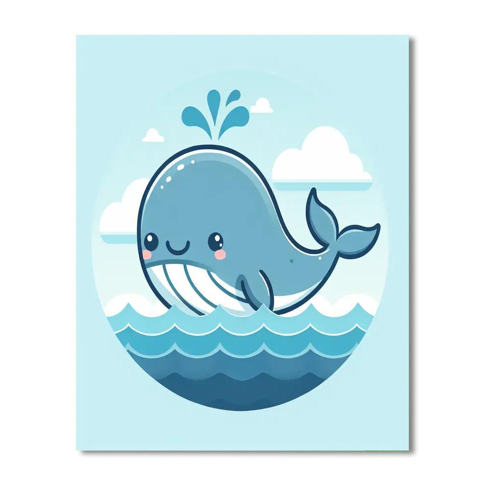 Whale Of A Time Adventure DIY Paint By Numbers