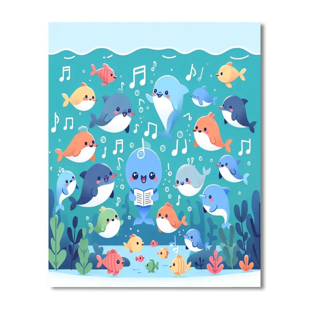 Ocean Harmony Symphony Painting By Numbers Kit