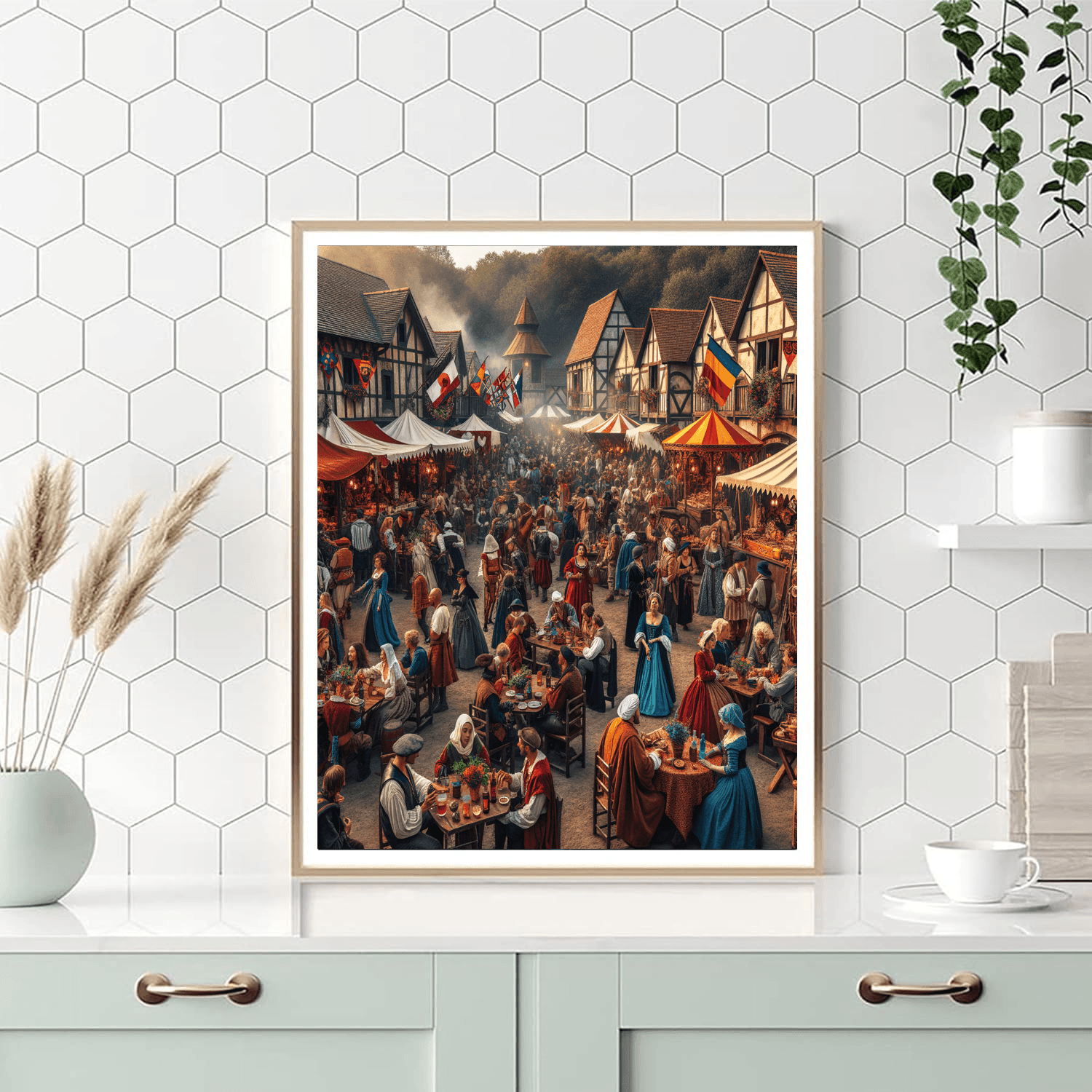 Renaissance Festival Paint By Numbers Kits