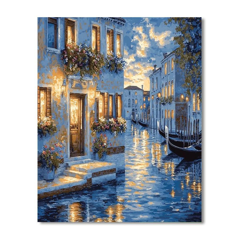 Johannes Vermeer Inspired Venetian Reflections  DIY Paint By Numbers