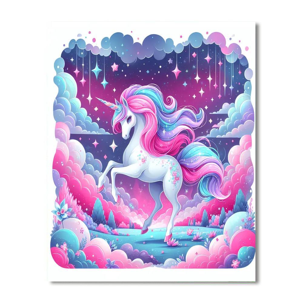 Mystical Unicorn Dreamscape Paint By Numbers