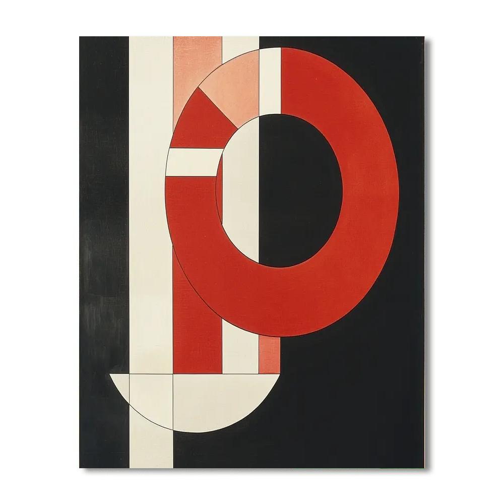 Kazimir Malevich Inspired Spatial Equilibrium  DIY Paint By Numbers