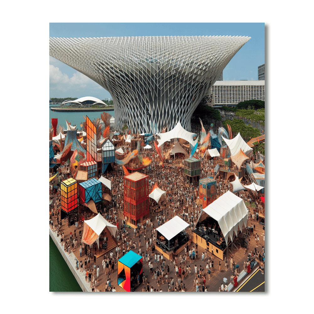 Sydney Festival - Sydney Paint By Numbers Art