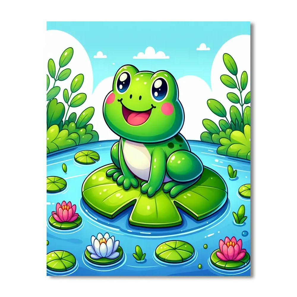 Frog Pond Discovery Paint By Number