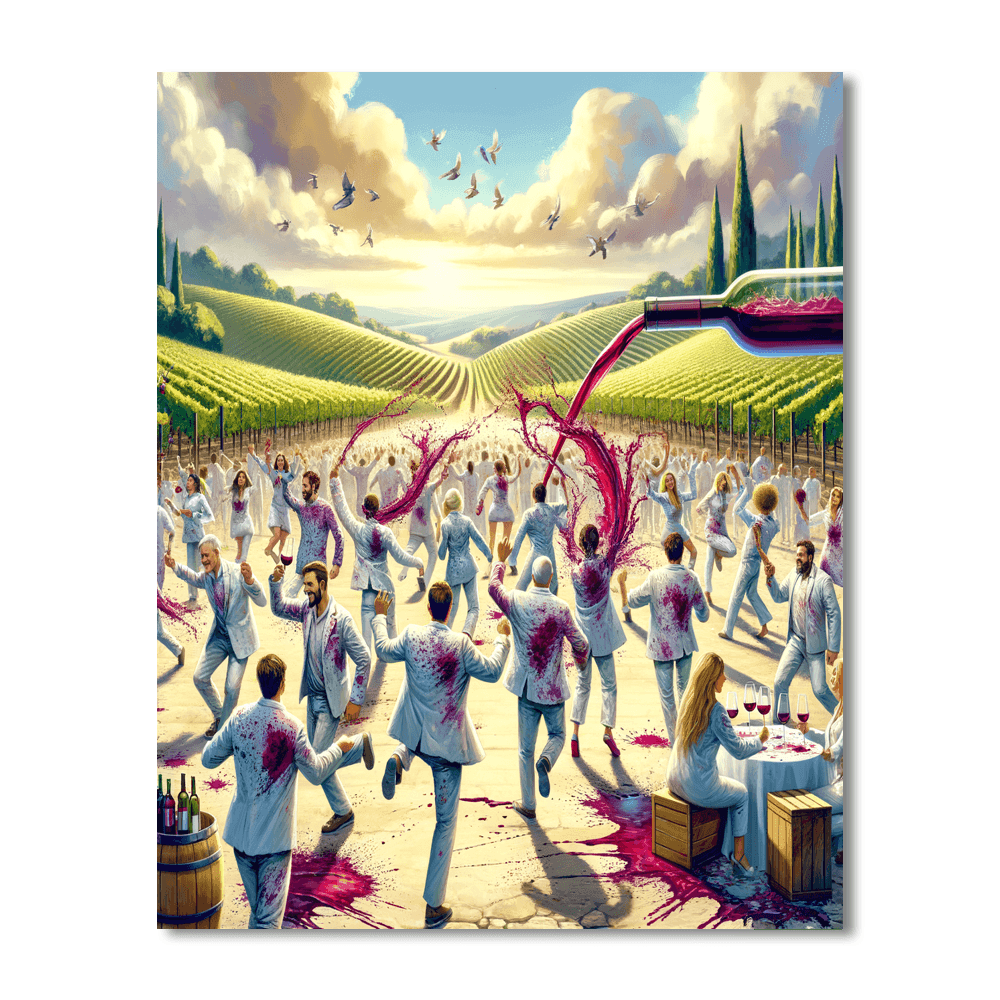 Haro Wine Festival - Spain Paint By Numbers Art