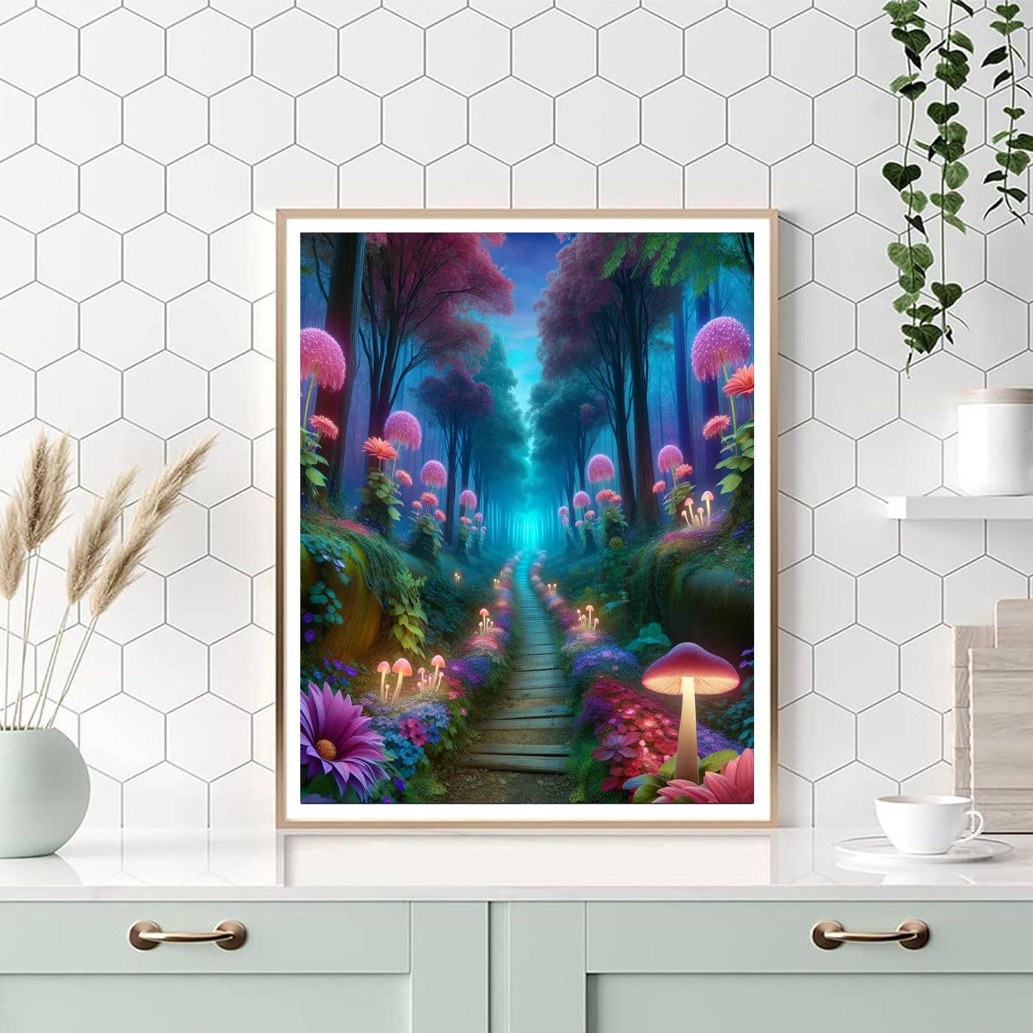 Fantasy Forest Path Numbered Painting Kits