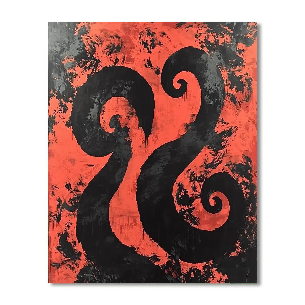 Banksy Inspired Rising Awareness  DIY Paint By Numbers