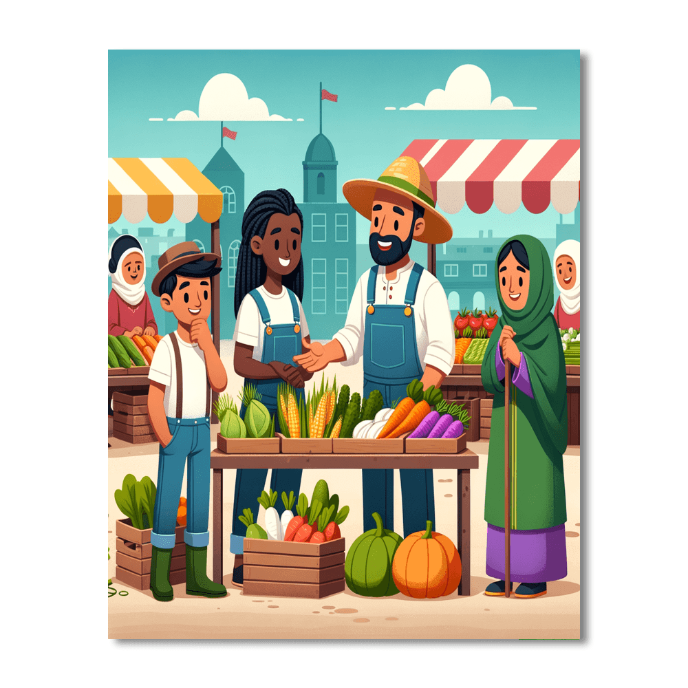 Happy Harvest Festival Painting By Numbers Kit