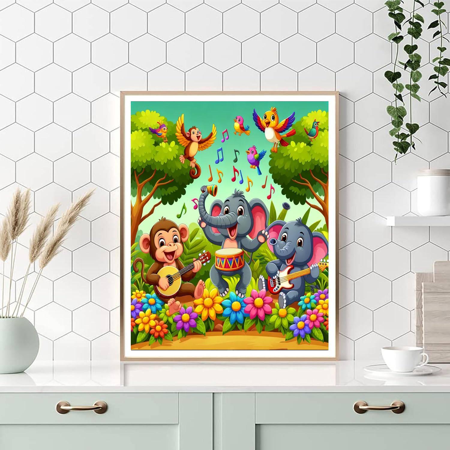 Colorful Jungle Jam Paint By Number