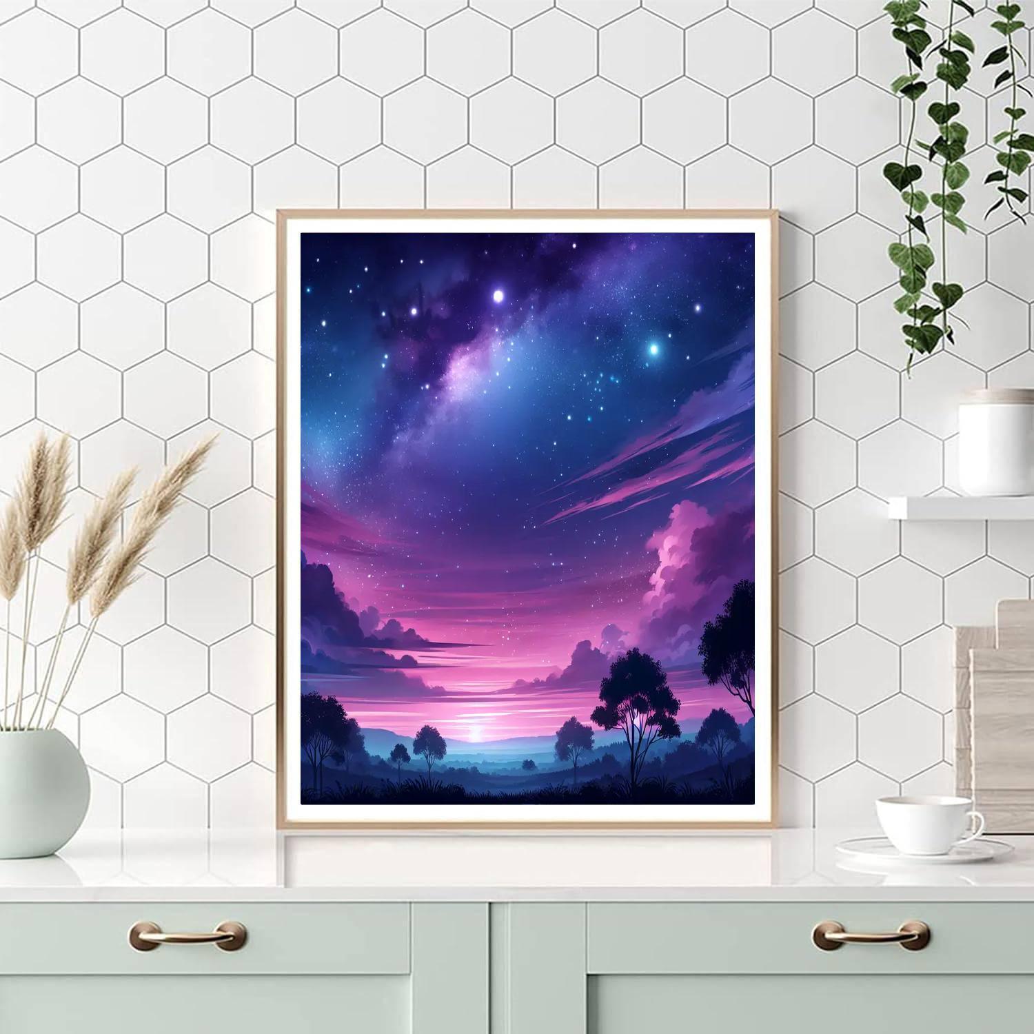 Celestial Dusk Illumination Paint By Number