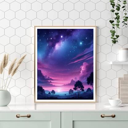 Celestial Dusk Illumination Paint By Number