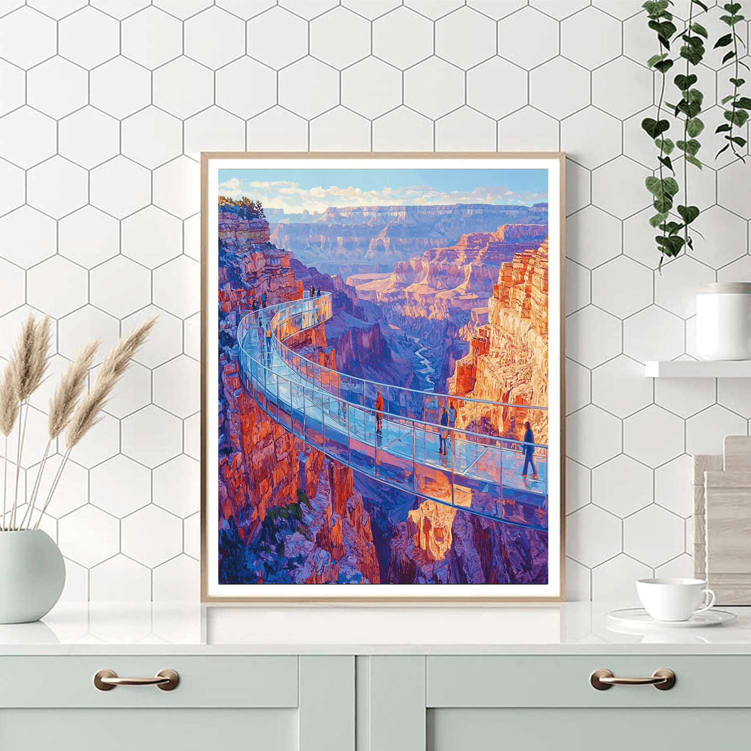 Grand Canyon Skywalk DIY Paint By Numbers